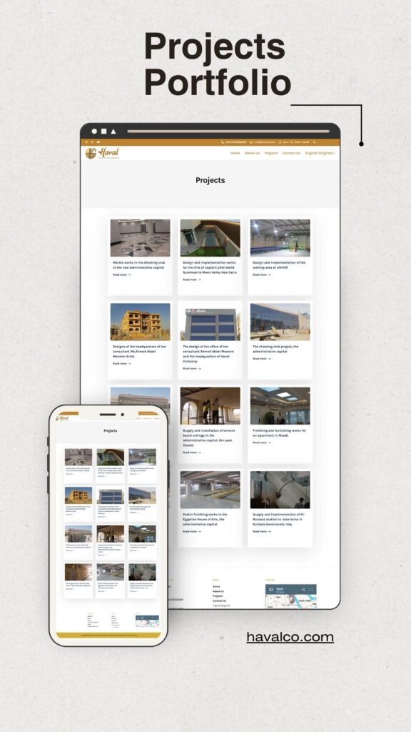 Haval International Contracting Website