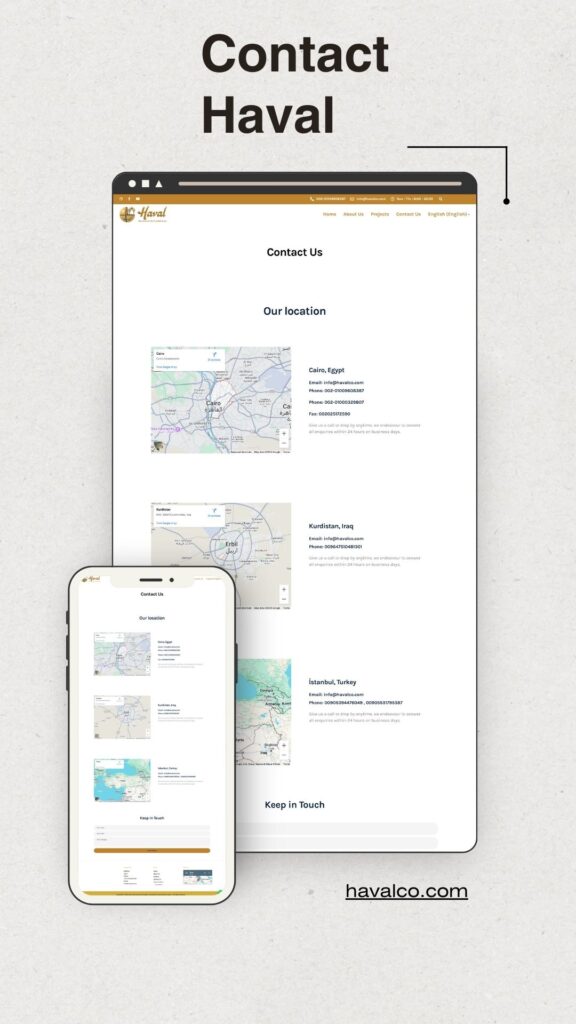 Haval International Contracting Website