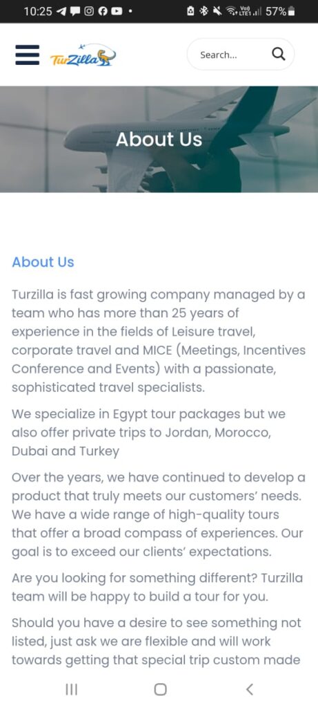 Turzilla Travel Mobile Application
