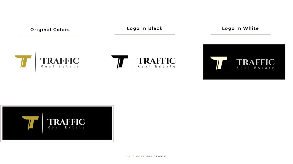 Traffic Logo Design & Guide Line