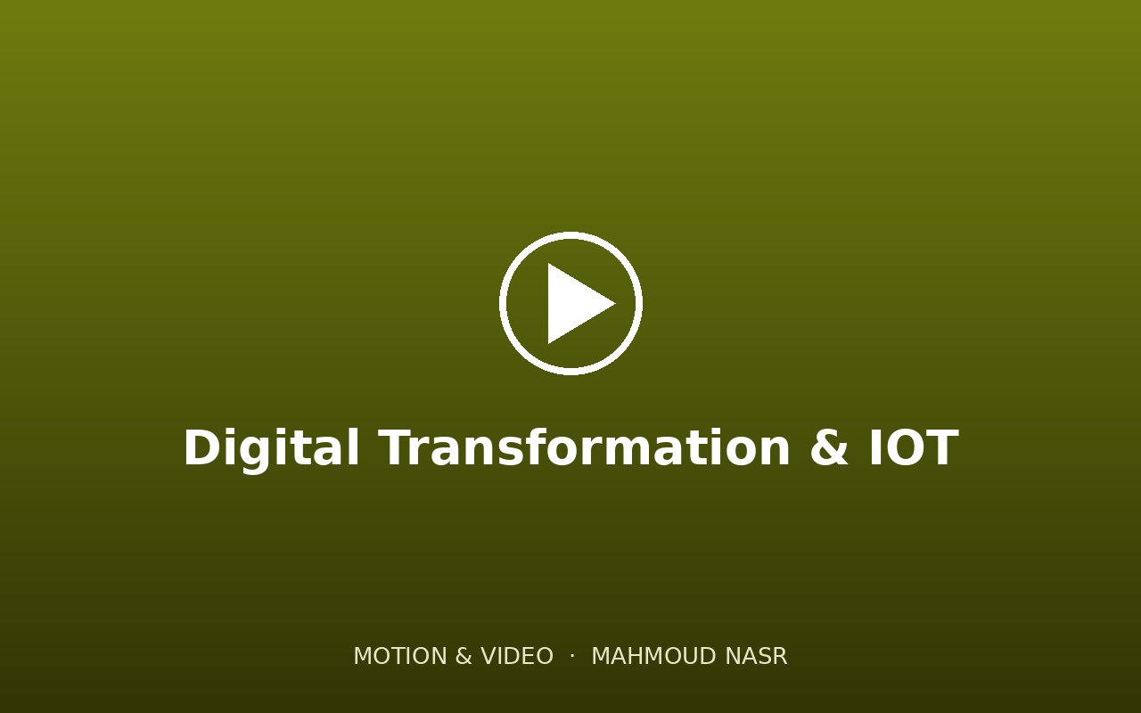 Digital Transformation & IOT